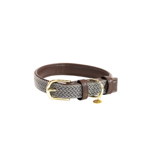 Kentucky Flettet Nylon Hundehalsbånd