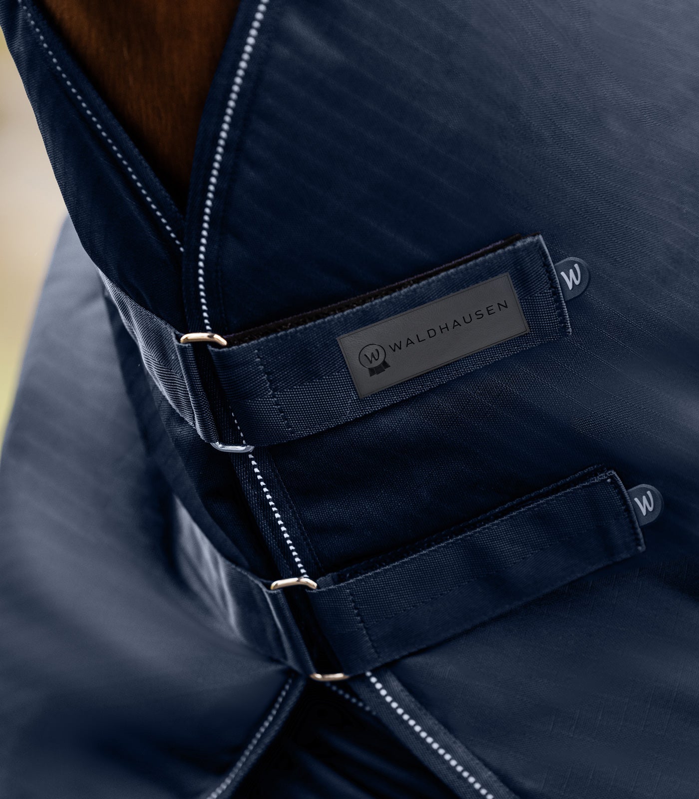 Waldhausen Turnout tæppe nakke del 600D, 200 g - Nattens Blå 10