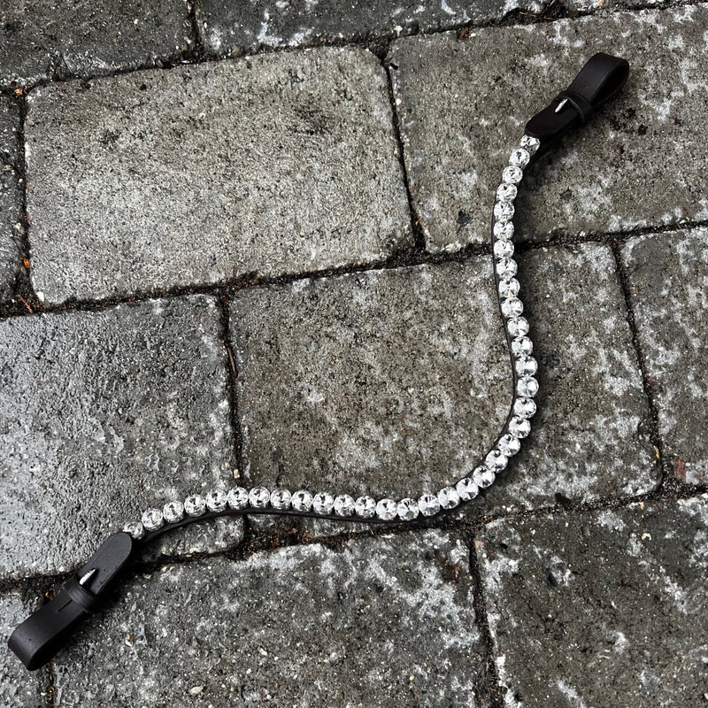 PH deluxe pandebånd “Big DEEP diamonds” white - brown