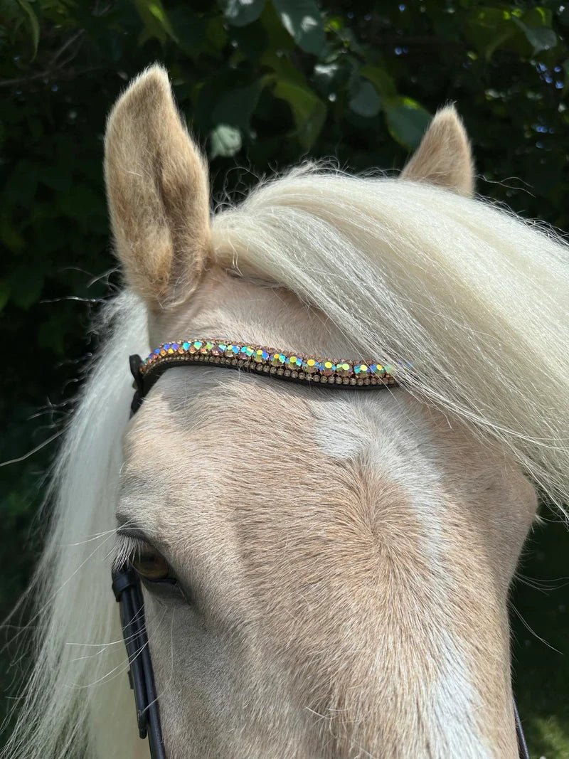 PH deluxe pandebånd diamond 3 rows golden rainbow