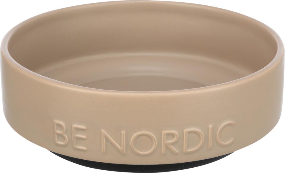 BE NORDIC skål, keramik/gummi