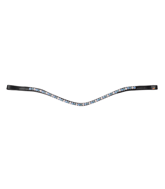 Waldhausen Waldhausen X-line Glam pandebånd, sort - Sølv Blå/ Benzin Blå/ Sølv 3