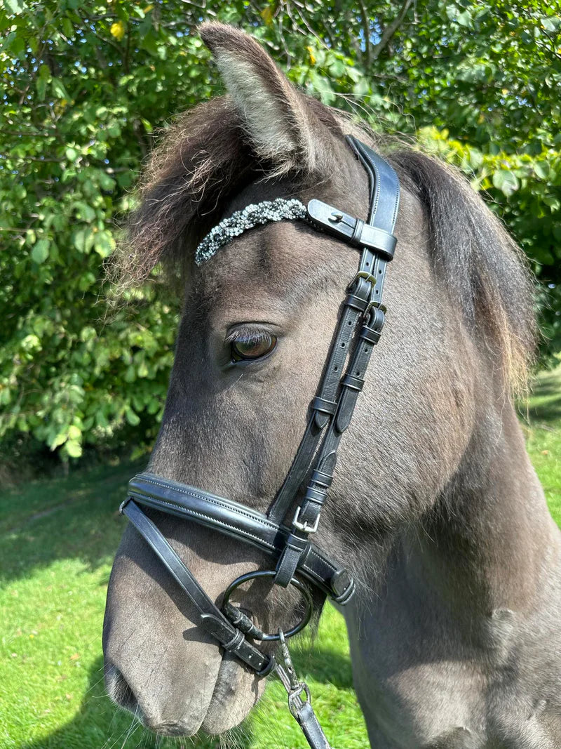 PH deluxe pandebånd diamond braid black/grey/white