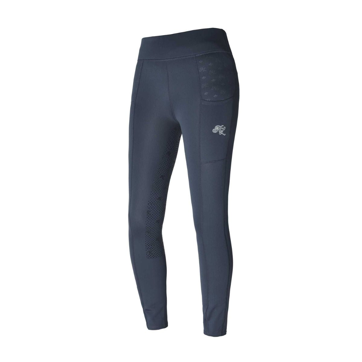 Kingsland Kattie W F-Tec4 Full Grip ridetights. navy. Str. XS børn