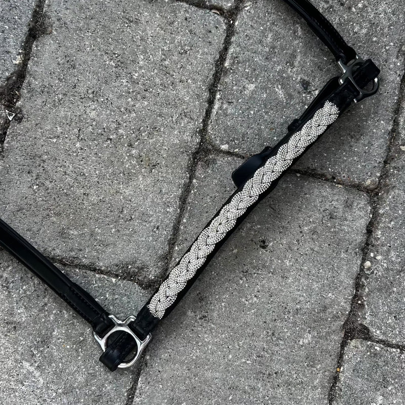 PH deluxe hannoveransk næserem silver braid