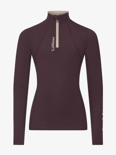 LeMieux Young Rider Base Layer, Damson