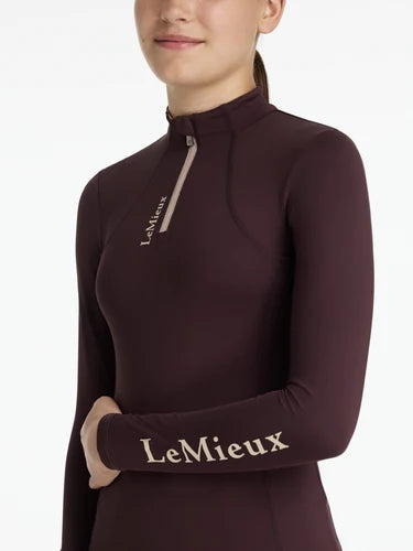 LeMieux Young Rider Base Layer, Damson