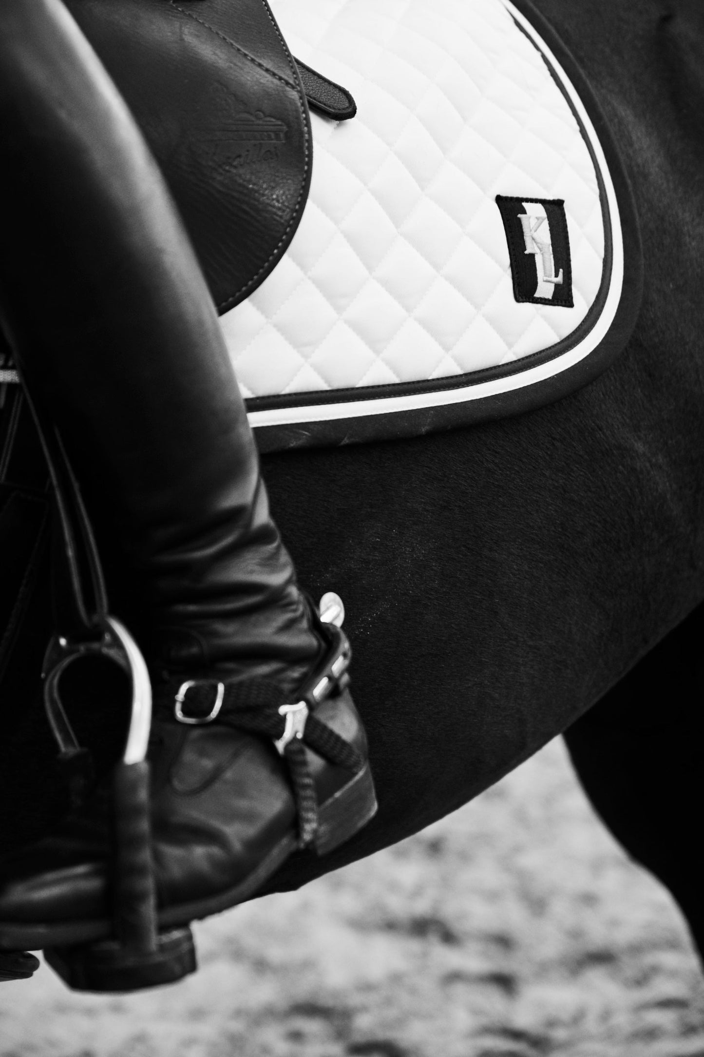 Kingsland Classic Jumping underlag, hvid 2