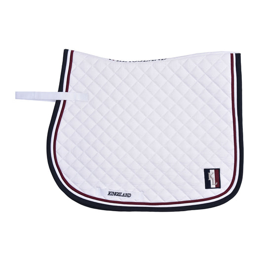 Kingsland Classic Jumping underlag, hvid 1