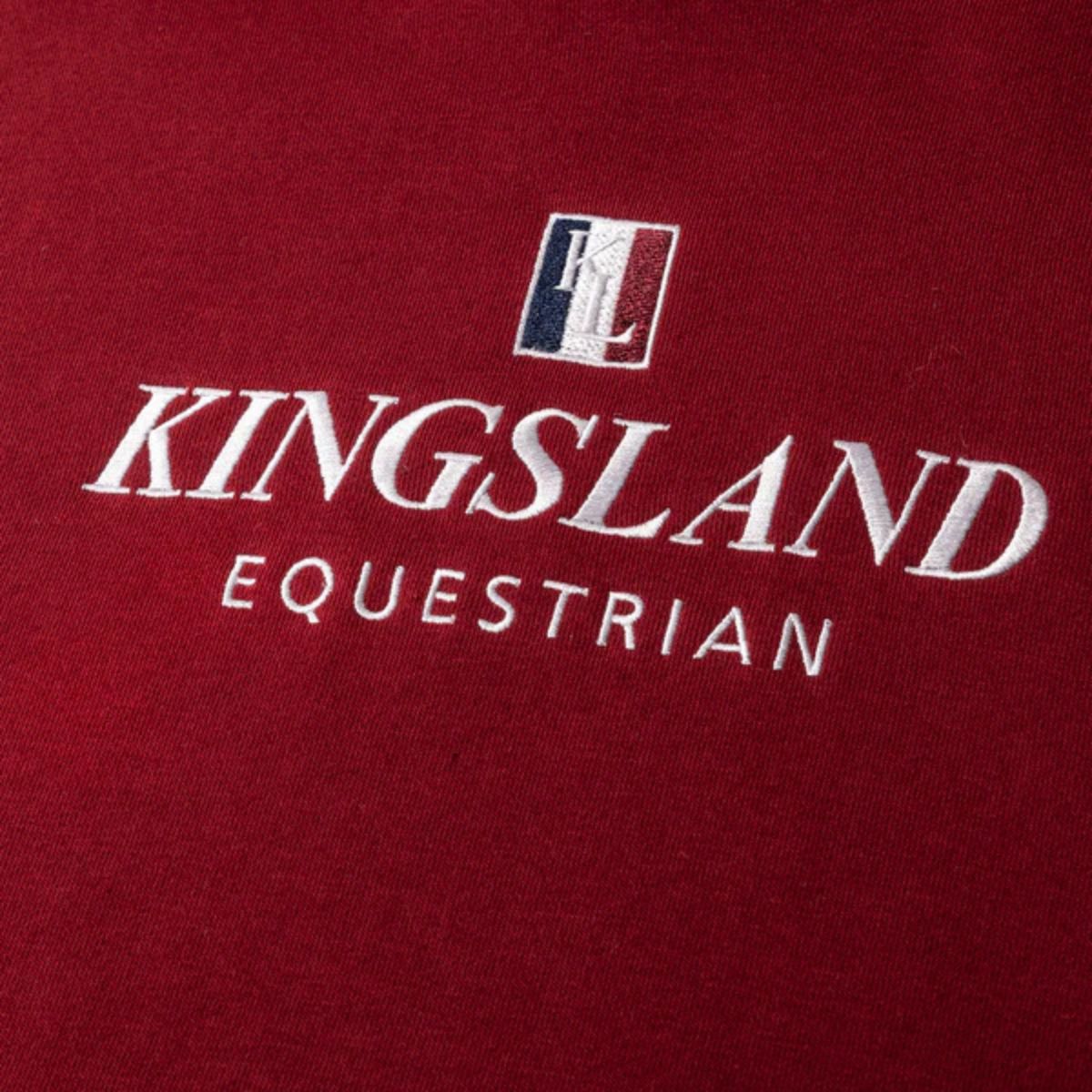 Kingsland Classic Junior Hoodie, burgundy Str. XXXS