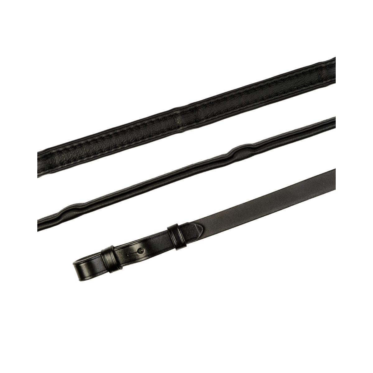 OS Soft Lædertøjle 13mm - Sort
