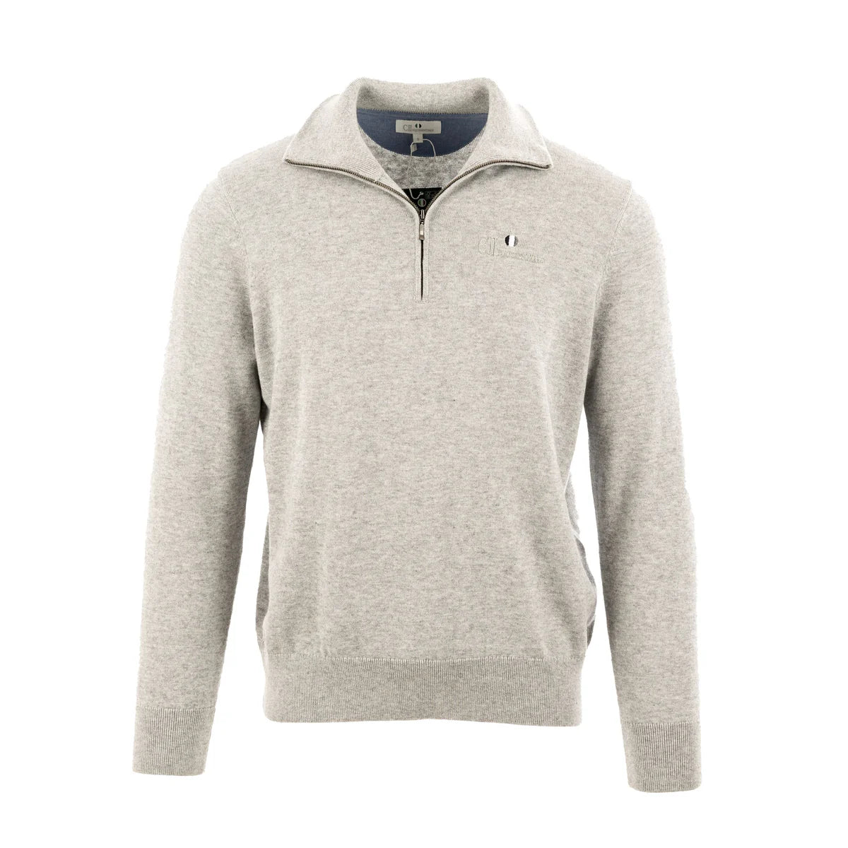 C2E LIVERMORE Longsleeved Zip Neck Pullover (flere farver)