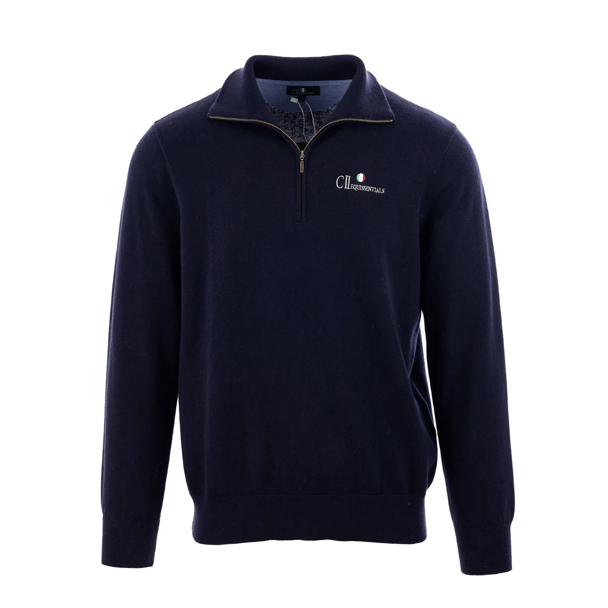 C2E LIVERMORE Longsleeved Zip Neck Pullover (flere farver)