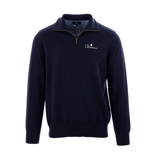 C2E LIVERMORE Longsleeved Zip Neck Pullover (flere farver)