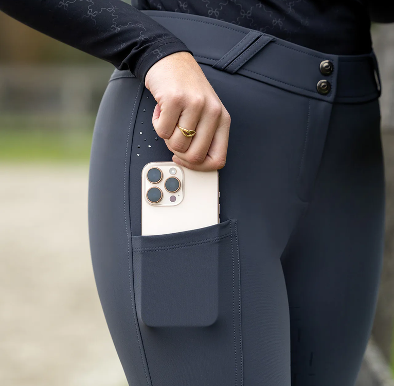 QHP Livora Full Grip Ridebukser