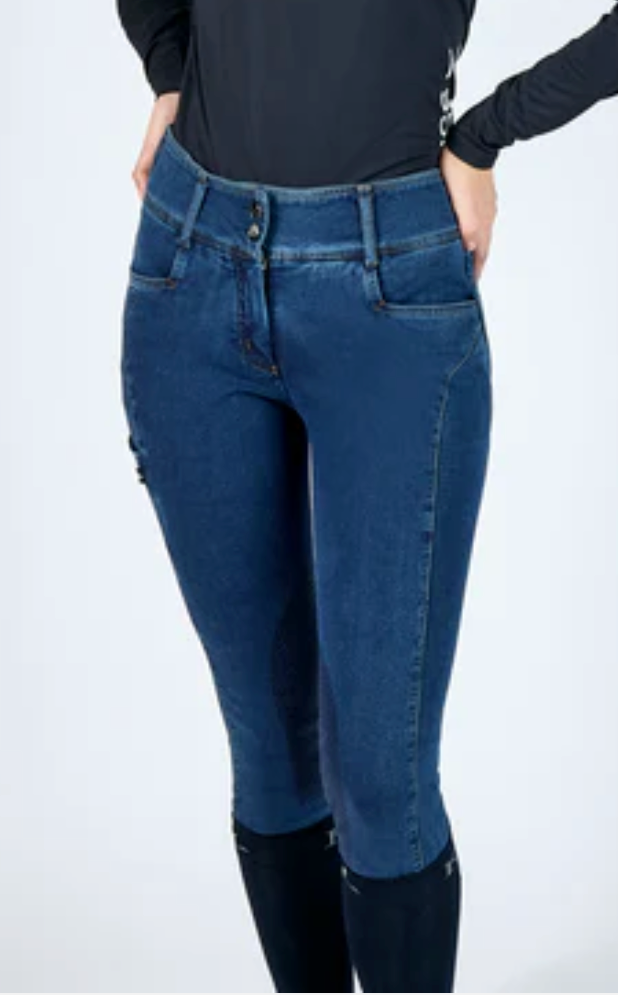 Kingsland Kayce F-Grip Denim ridebukser