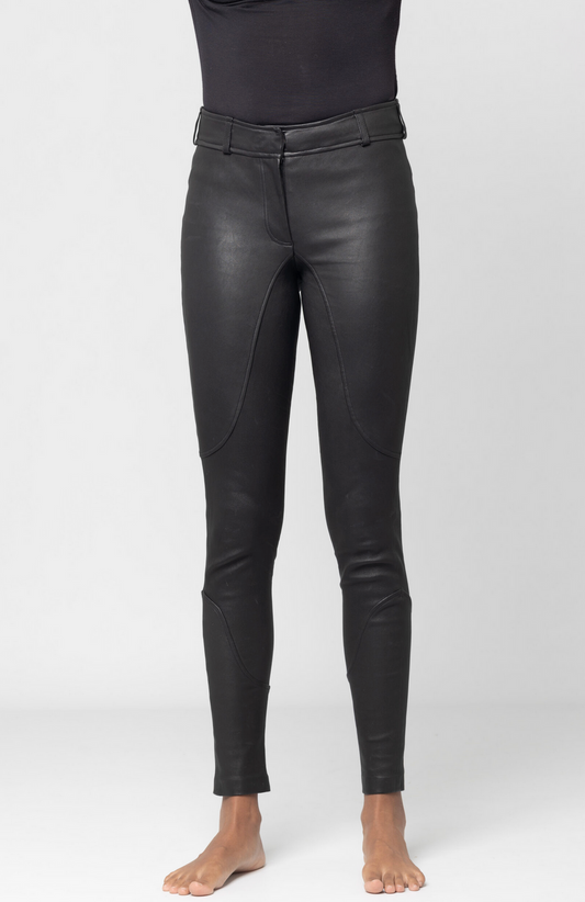 Northers læder ridebukser 38 sort