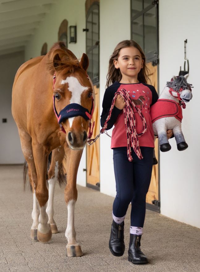 LeMieux Mini - Langærmet t-shirt, Cranberry