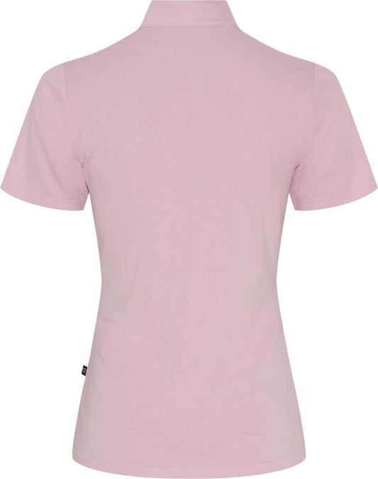 Equipage Hasty Half-zip kortærmet ridebluse - Rose