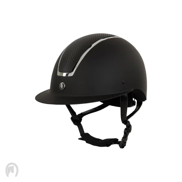 BR Omega ridehjelm carbon sort/carbon