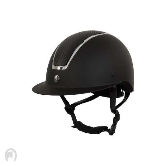 BR Omega ridehjelm carbon sort/carbon