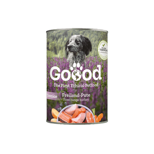 GOOOD Senior Vådfoder – Frilandskalkun og Ørred, 400 g