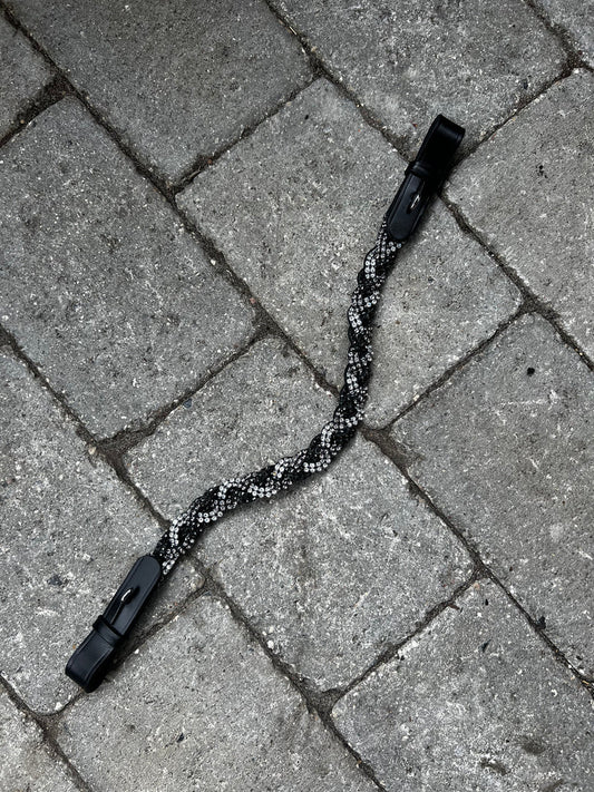 PH deluxe pandebånd diamond braid black/grey/white