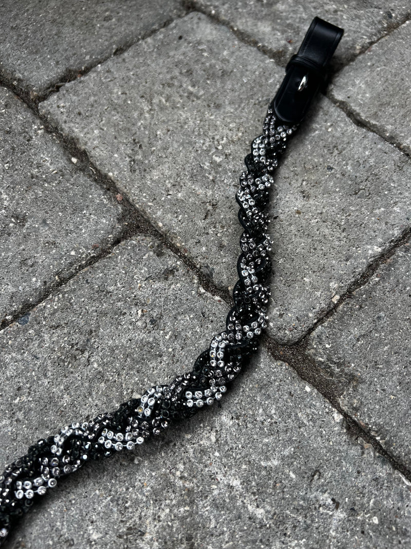 PH deluxe pandebånd diamond braid black/grey/white