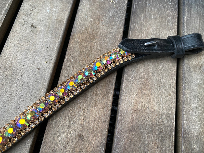 PH deluxe pandebånd diamond 3 rows golden rainbow