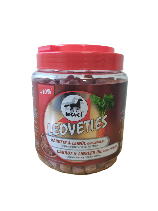 Leovet Leoveties med gulerod og hørfrø.