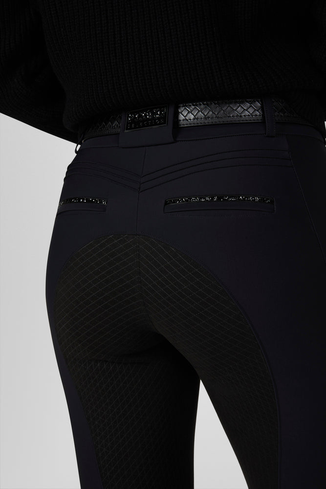 PIKEUR CEELINA Grid TexLeather Ridebukser